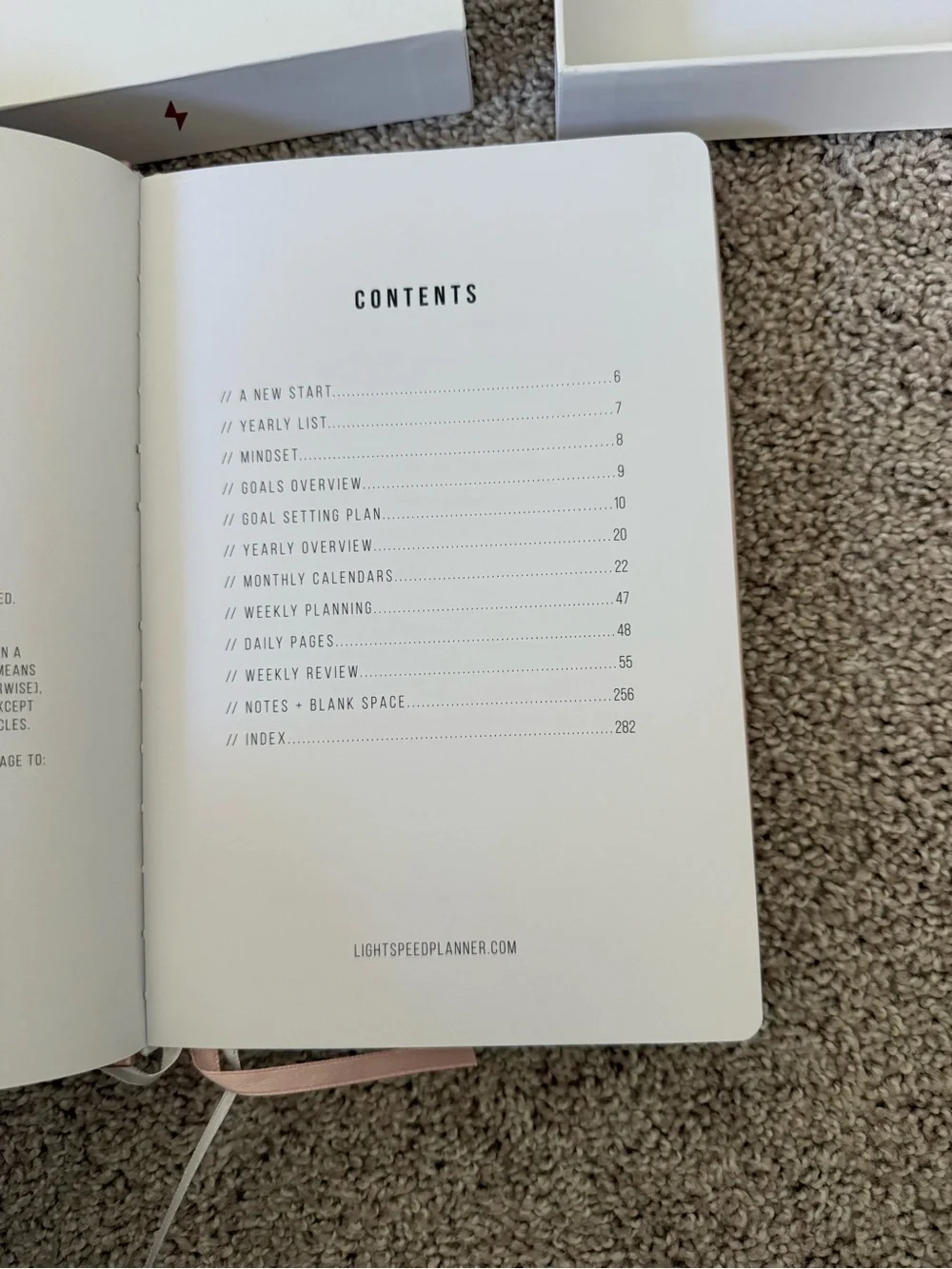 Rose Gold Professional Planner - Home Office Organizer
